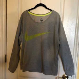 Woman's Nike Dri Fit Lightweight Sweatshirt - Larg